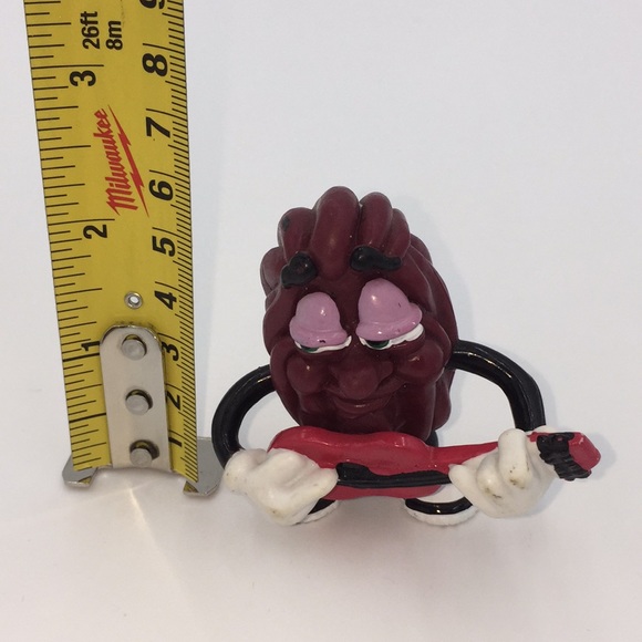Vintage California Raisin Applause Miniature Vinyl Figure Guitar 1988 - Picture 8 of 11